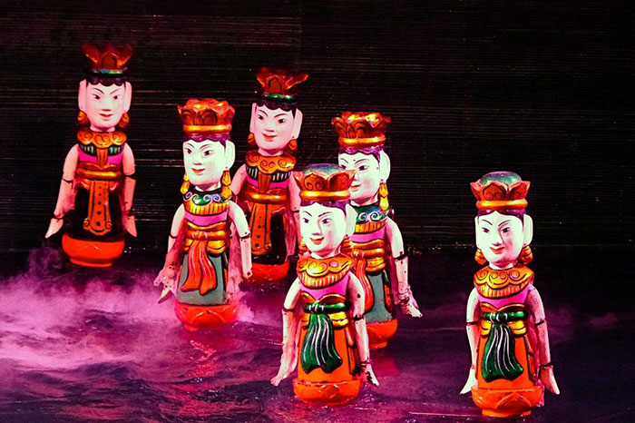 séjour Hanoi spectacle marionnettes sur eau